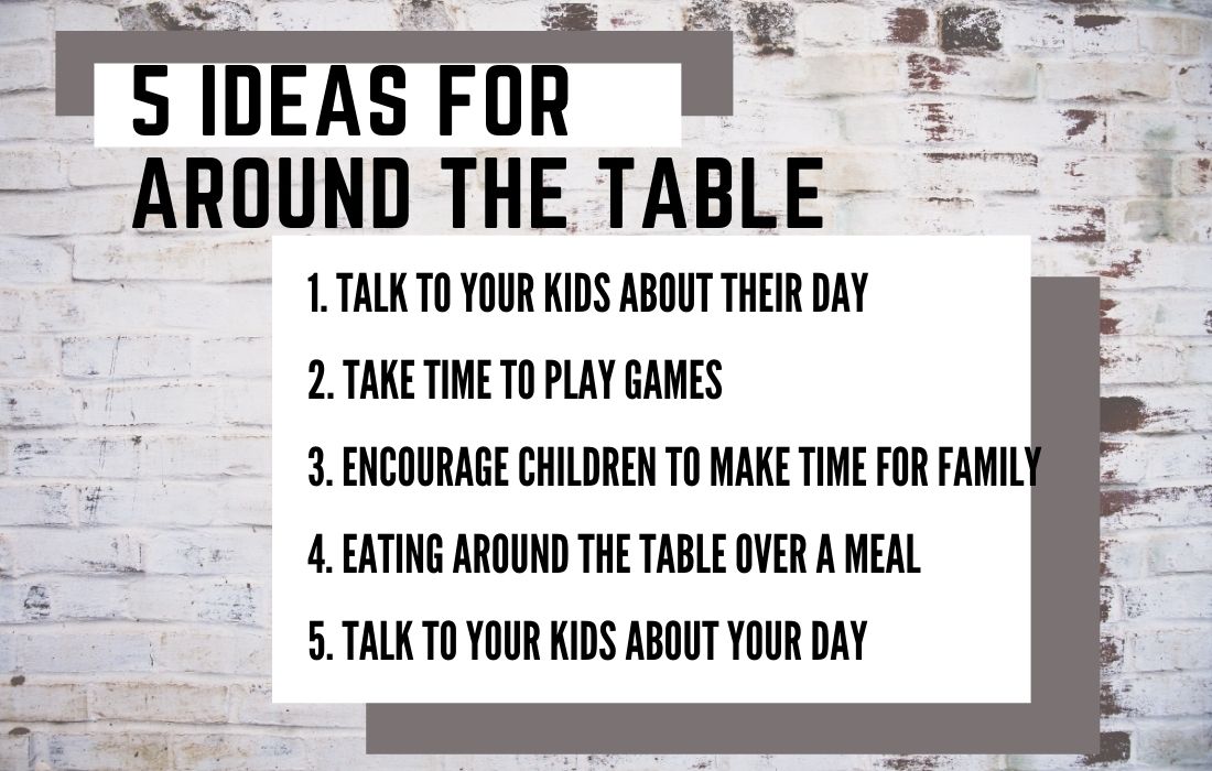 5 Ideas for Around the table by Andrew Fernlund 5 Ideas for Around The Table