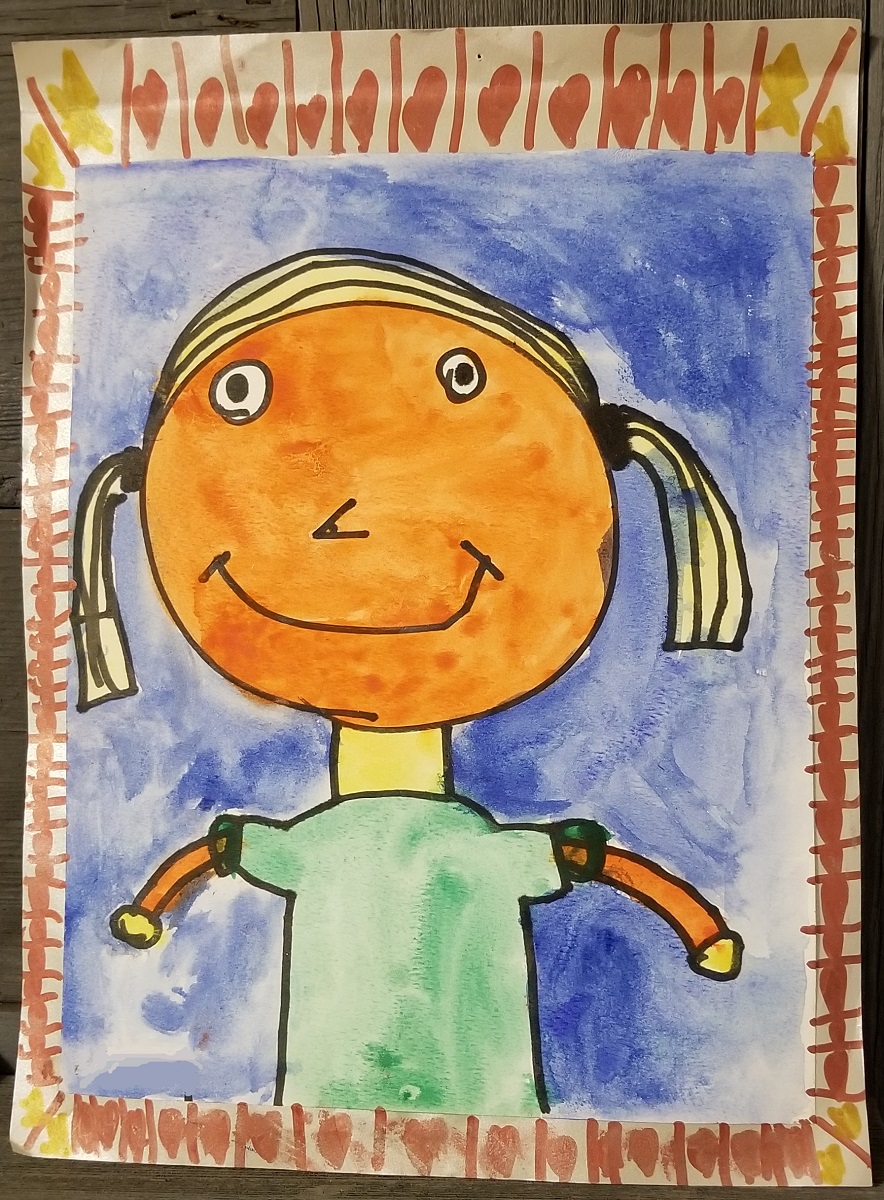 Self Portrait by My Oldest Daughter Self Portrait Of My Daughter
